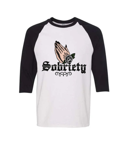 Sobriety Baseball Tee - Pre Order